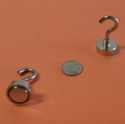 Neodymium Hook Magnets 5/8 inch
