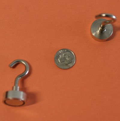 Magnetic Hooks 3/4 inch Neodymium Hook Magnets