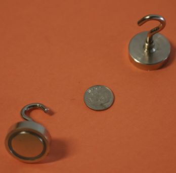 Neodymium Hook Magnets 1.5 inch Magnetic Hooks