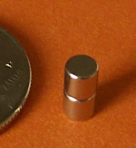 Neodymium Magnets N48 1/8 in x 1/8 in Disc