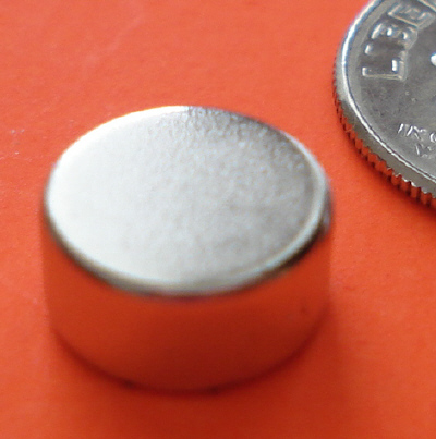 N52 Neodymium Magnets 3/8 in x 3/16 in Rare Earth Disc