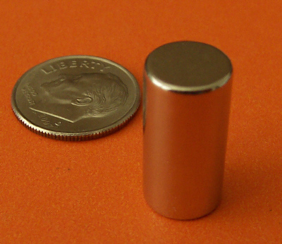 Neodymium Cylinder Magnets 3/8 in x 3/4 in Rare Earth N42