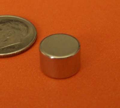 Neodymium Magnets 3/8 in x 1/4 in High Temp N40SH Rare Earth Disc