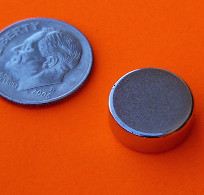 N52 Super Strong Neodymium Magnets 1/2 in x 3/16 in Disc