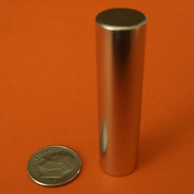Neodymium Magnets 1/2 in x 2 in Strong Cylinder N42