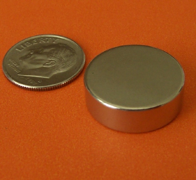 Neodymium Magnets N52 3/4 in x 1/4 in Rare Earth Disc