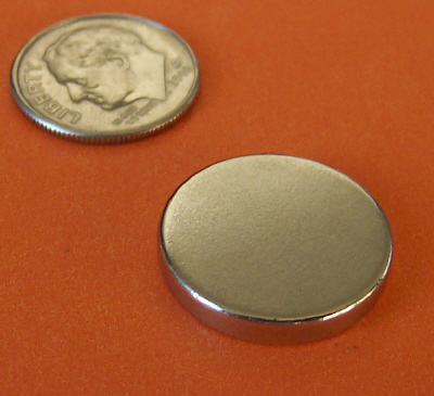 N52 Neodymium Magnets 3/4 in x 1/8 in Disc