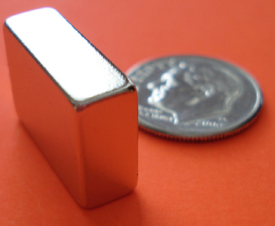 Neodymium Magnets N42 Block 3/4 in x 1/4 in x 1/2 in