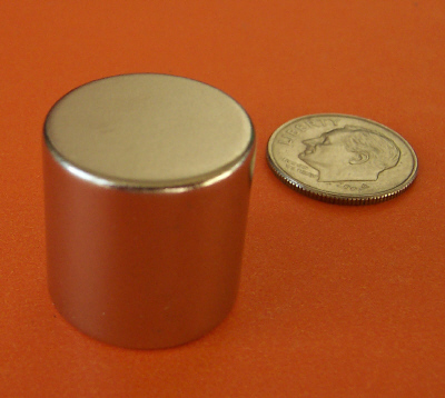 Neodymium Magnets 3/4 in x 3/4 in Rare Earth Cylinder N42