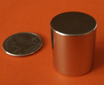 Neodymium Magnets 7/8 in x 1 in Rare Earth Cylinder N42