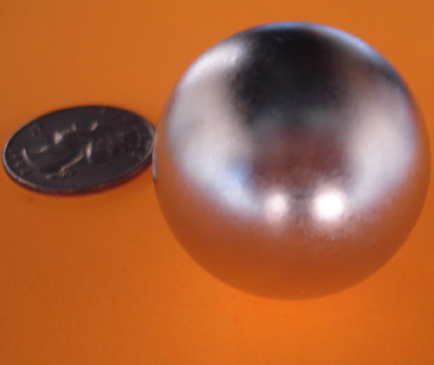 Super Strong N42 neodymium 1.26 inch Diameter Sphere Magnets