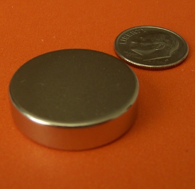 N45 Neodymium Magnets 1 in x 1/4 in Disc