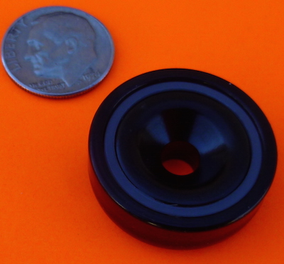 50 LB Pull Epoxy+Ni Coated 1 inch Strong Neodymium Cup Magnets