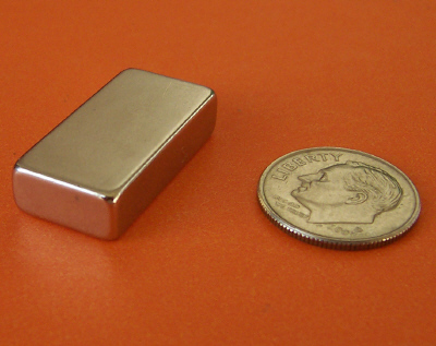 N52 Neodymium Magnets 1 in x 1/2 in x 1/4 in Rare Earth Block
