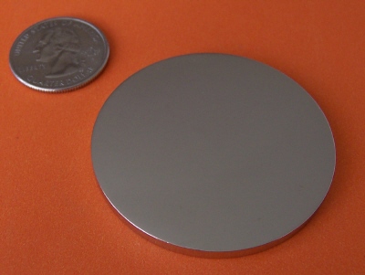 Neodymium Magnets N45 2 in x 1/8 in Disc