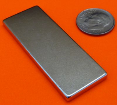 N52 Neodymium Magnets 2 in x 3/4 in x 1/8 in NdFeB Rare Earth Block