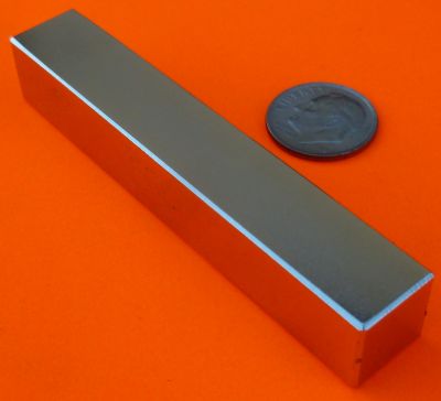 Strong N52 Neodymium Magnets 3 in x 1/2 in x 1/2 in Block