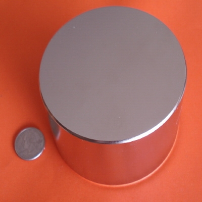 Industrial Magnets 4 in x 2 in Strong Neodymium Disc N42