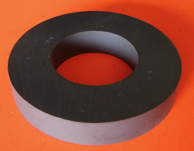 Ceramic Magnet Ring 60mm OD x 25mm ID x 8mm