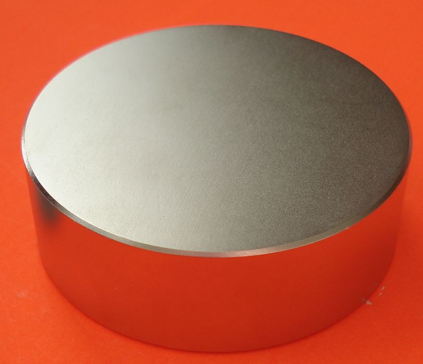 Strong Neodymium Magnets N45 6 in x 2 in Industrial Disk Magnets