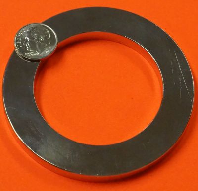 Neodymium Ring Magnets 3 in OD x 2 in ID x 1/4 in Rare Earth