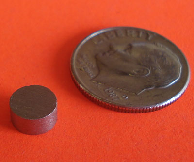 SmCo Magnets 1/4 in x 1/8 in Disc Samarium Cobalt
