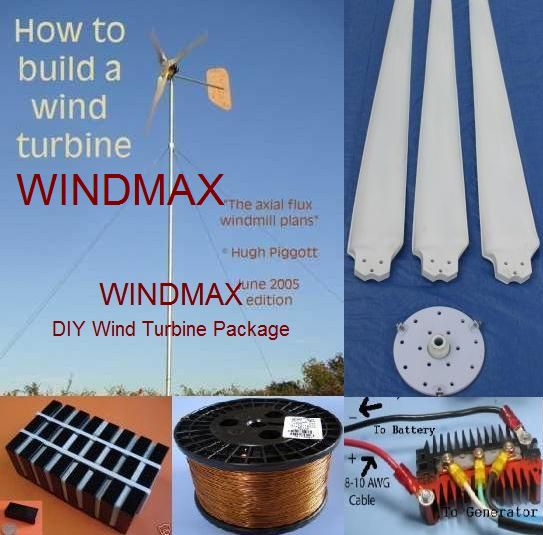 10.6FT Wind Turbine Package w/ Rectifier/AC Connect Kit
