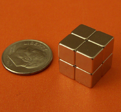 N48 Neodymium Magnets 1/4 inch Cube