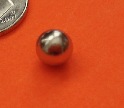 Neodymium Magnets N45 3/16 in Diameter Strong Sphere/Ball