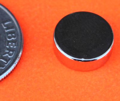 Neodymium Magnets 3/8 in x 1/8 in Disc N42