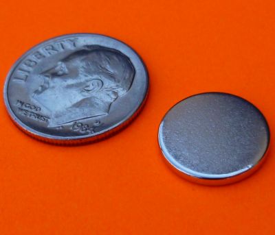Neodymium Magnets 1/2 in x 1/16 in N42 Bottle Cap Rare Earth Disc