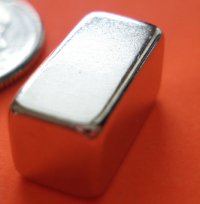 1 Strong 2 x 1 x 3/4 Rare Earth Neodymium Block Magnet Grade N42 Applied Magnets 