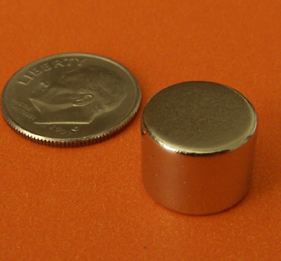 Neodymium Magnets 1/2 in x 3/8 in Cylinder N42