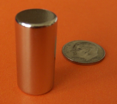 Neodymium Magnets N50 1/2 in x 1 in Rare Earth Cylinder