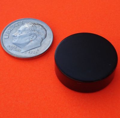Neodymium Magnet Discs Epoxy-Cu-Ni 3/4 in x 1/4 in