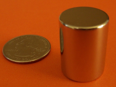 Neodymium Magnets 3/4 in x 1 in Strong Cylinder N42