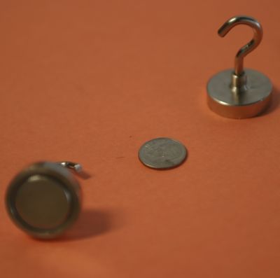 Magnetic Hooks 1.25 inch w/Neodymium Magnets