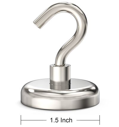 Large Magnetic Hooks 2 inch Neodymium Hook Magnets - Applied