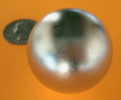 N52 Rare Earth Sphere Magnets 1.5 inch Diameter Neodymium Ball