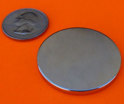 N42 Neodymium Magnets 1.5 in x 1/4 in Disc w/1/4 in Hole - Applied Magnets  - Magnet4less