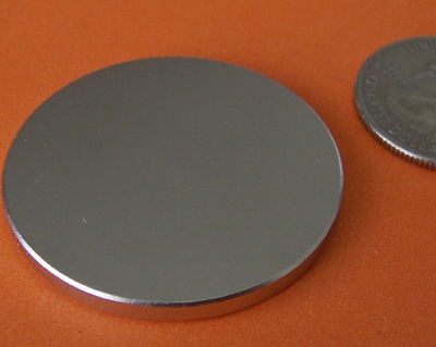 Super Strong N52 Neodymium Magnets 1.5 in x 1/8 in Disc