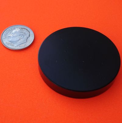 Rare Earth Magnets Epoxy-Cu-Ni 1.5 in x 1/4 in Neodymium Disc