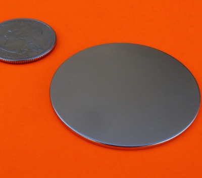 N52 Strong Neodymium Magnets 1.75 in x 1/16 in Disc