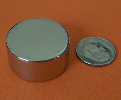 Magnets 1 in x 1/2 in Disc N42 - Applied - Magnet4less