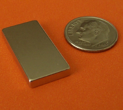 Neodymium Bar Magnets in x 1/2 in x 1/8 in Temp N42SH - Applied Magnets - Magnet4less