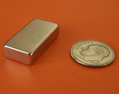 High N42SH Neodymium Magnets 1 in x 1/2 in x 1/4 in Rare Block - Applied Magnets -