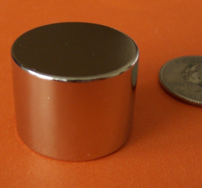 Neodymium Magnets 1 in x 3/4 in Rare Earth Disc N42