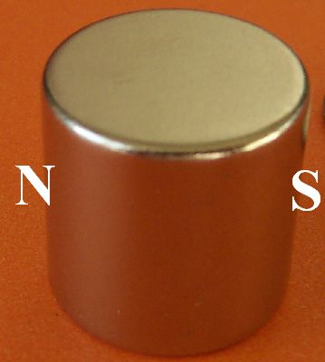 Neodymium Super Magnets 1 in x 1 in Diametrically Magnetized Cylinder