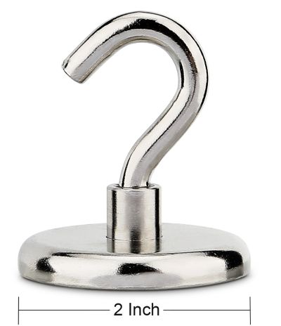 Large Magnetic Hooks 2 inch Neodymium Hook Magnets