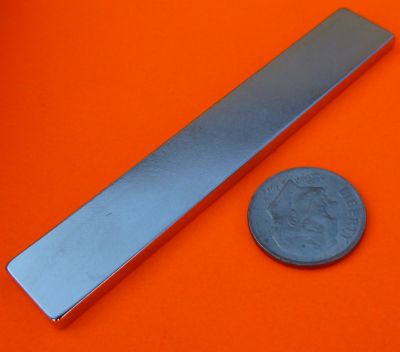 Neodymium Magnets N42 Bar 3 in x 1/2 in x 1/8 in